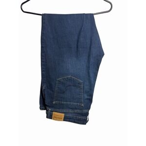 signture levi strauss womens mid rise boot cut shaping jeans size 18 w34